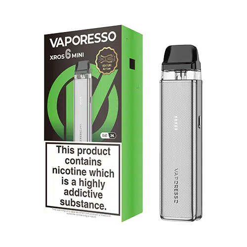 Xros 6 Mini Pod Kit - Titanium Silver
